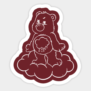 above the cloud Sticker